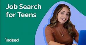 How to Get a Job as a Teenager: Indeed Job Search Tutorial