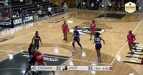 HIGHLIGHTS: UNCP WBB Stays in Conference Race With Win Over Chowan!