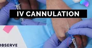 Intravenous (IV) cannulation | OSCE Guide | UKMLA | CPSA