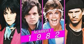 Number One Songs of 1982 - Billboard Hot 100 Number One Hits of 1982.