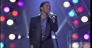 Marlon Jackson performing "Baby Tonight" in 1987