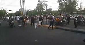Protestas por reformas al INSS en Managua