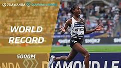 Faith Kipyegon breaks 5000m world record in Paris - Wanda Diamond League 2023