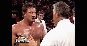 Ken Shamrock Snaps & Suplexes WWF Officials @ SummerSlam 1997 (WWF)
