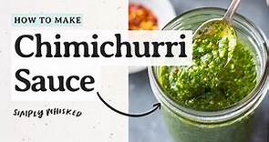 Easy Chimichurri Sauce Recipe
