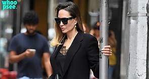 Angelina Jolie a pranzo con il figlio Pax a New York