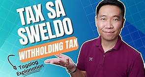 How to Compute Tax on Monthly Salary | Withholding Tax on Compensation (Tagalog Explanation)