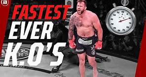 Counting Down The FASTEST Knockouts in Bellator History!⏰🥊 | Bellator MMA