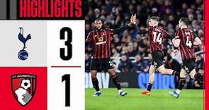 Alex Scott nets first goal as Spurs end unbeaten run | Tottenham Hotspur 3-1 AFC Bournemouth