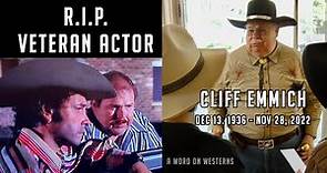 R.I.P. Veteran Actor Cliff Emmich worked w/Arness, Boxleitner, Bridges, Eastwood, Shandling, Landon!