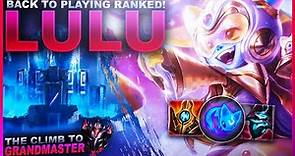 BACK TO PLAYING RANKED! PERFECT LULU! | League of Legends