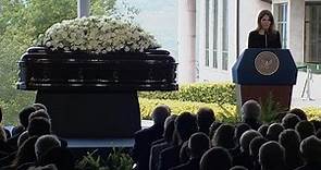 Patti Davis speaks at mom Nancy Reagan's funeral