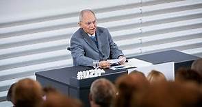 Wolfgang Schäuble – Die Zukunft der freiheitlichen Demokratie