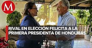 Xiomara Castro es reconocida como "presidenta electa" de Honduras por Nasry Asfura