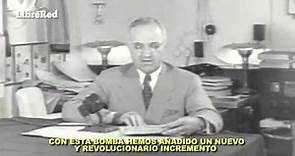 Truman califica de logro científico genocidio nuclear sobre Hiroshima