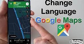 How to Change Language on Google Maps App