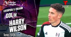 Goal Harry Wilson: Liverpool v. Fulham 23-24 | Premier League | Telemundo Deportes
