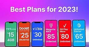 Best Cell Phone Plans for 2023!