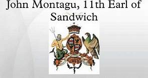 John Montagu, 11th Earl of Sandwich