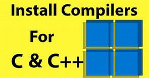 How to Install C and C   Compilers on Windows