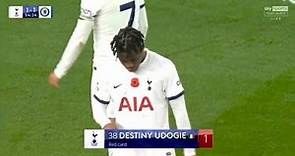 Iyenoma Udogie Red Card ♦️,Tottenham vs Chelsea (1-1) All Goals and Extended Highlights