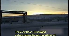 Thule Air Base, Greenland | 4 days before the sun breakthrough