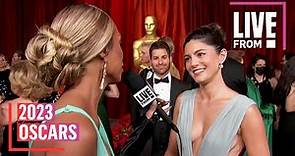 Monica Barbaro Reveals FAVORITE Tom Cruise Moment at 2023 Oscars | E! News