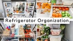 NEW REFRIGERATOR ORGANIZATION IDEAS | FRIDGE ORGANIZATION | ORGANIZE WITH ME 2021
