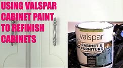 Painting Kitchen Cabinets Using Valspar Cabinet Paint