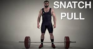 Snatch PULL / weightlifting