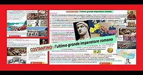 ✅ #19 IMPERATORE COSTANTINO - Editto di Milano -⚔ battaglia di Ponte Milvio - Costantinopoli - Nicea