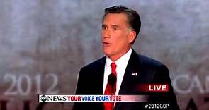 Mitt Romney RNC Speech (COMPLETE): 'When the World Needs Someone ... You Need an American'
