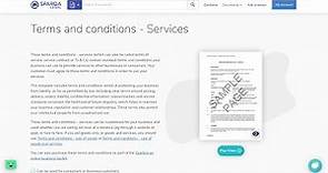 Terms and conditions template