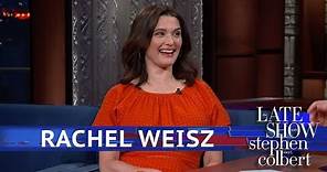 Rachel Weisz Makes Baby News On The Late Show