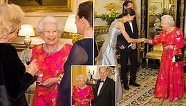 The Queen Elizabeth celebrates the Aga Khan's diamond jubilee