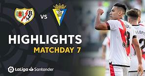 Resumen de Rayo Vallecano vs Cádiz CF (3-1)