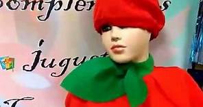 Disfraz de tomate infantil