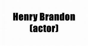 Henry Brandon (actor)