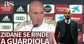 REAL MADRID | ZIDANE: "GUARDIOLA es el MEJOR entrenador del mundo | Diario AS