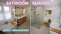 Master Bathroom Remodel - Walk In Shower - Full Renovation