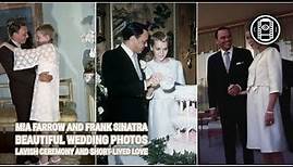 Mia Farrow and Frank Sinatra's Wedding Day in 1966