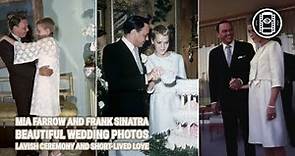 Mia Farrow and Frank Sinatra's Wedding Day in 1966