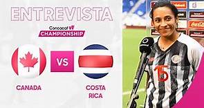 Concacaf Women's Championship 2022 Entrevista | Cristin Granados de Costa Rica