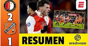 A RITMO DEL CHAQUITO SANTIAGO GIMÉNEZ, el Feyenoord remontó y ganó por 2-1 al Volendam | Eredivisie