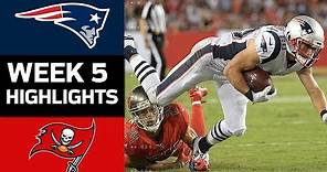 Patriots vs. Buccaneers | NFL Week 5 Game Highlights