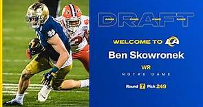 2021 NFL Draft Highlights: WR Ben Skowronek | Pick 249