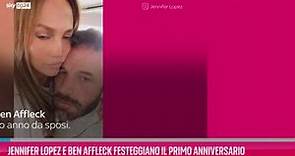 Jennifer Lopez e Ben Affleck festeggiano il primo anniversario di matrimonio