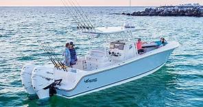 MAKO Boats: 334 CC Bluewater Family Edition Offshore Fishing Boat