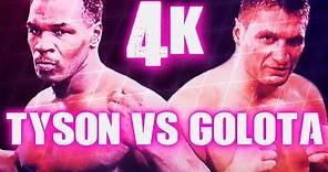 Mike Tyson vs Andrew Golota (Highlights) 4K