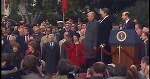 President Reagan's Remarks at Arrival Ceremony for Mikhail Gorbachev on December 8, 1987